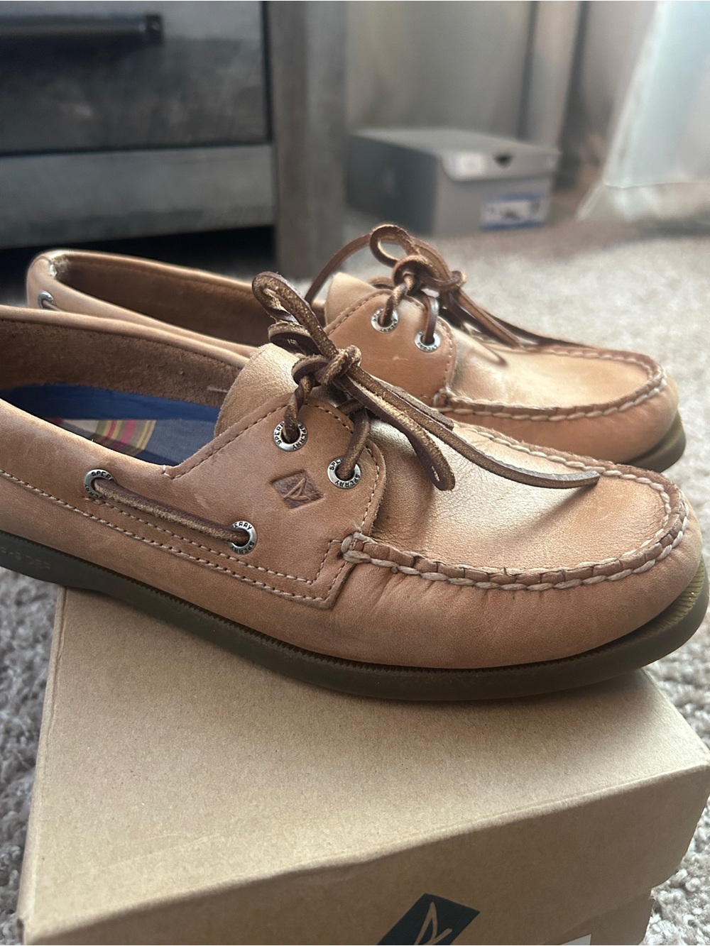 🍂Sperry Tan Boat Shoes🍂 - Picture 5 of 6